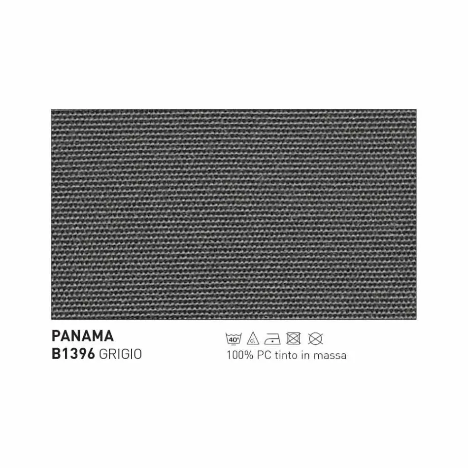 Varaschin Emma moderne udendørs lænestol med stof nakkestøtte Viadurini