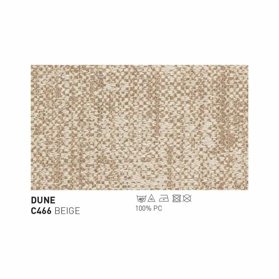 Varaschin Emma moderne udendørs lænestol i stof og aluminium Viadurini