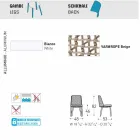 Varaschin Emma design udendørs stol i stof og aluminium Viadurini