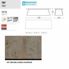 Varaschin Kolonaki Tabel moderne have i forskellige størrelser Viadurini