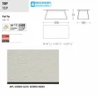 Varaschin Kolonaki Tabel moderne have i forskellige størrelser Viadurini