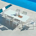 Varaschin Kolonaki Tabel moderne have i forskellige størrelser Viadurini