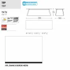 Varaschin Kolonaki Tabel moderne have i forskellige størrelser Viadurini