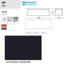 Varaschin Kolonaki Tabel moderne have i forskellige størrelser Viadurini