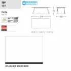 Varaschin Kolonaki Tabel moderne have i forskellige størrelser Viadurini