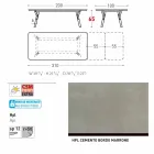 Varaschin Link tabel H 65 cm haven udvides op til 350 cm Viadurini