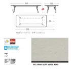 Varaschin Link tabel H 65 cm haven udvides op til 350 cm Viadurini