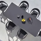 Varaschin Link tabel H 65 cm haven udvides op til 350 cm Viadurini