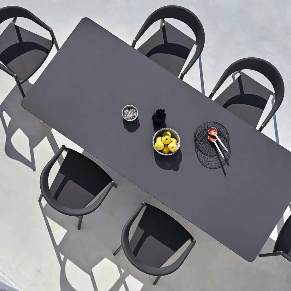 Varaschin Link tabel H 65 cm haven udvides op til 350 cm Viadurini