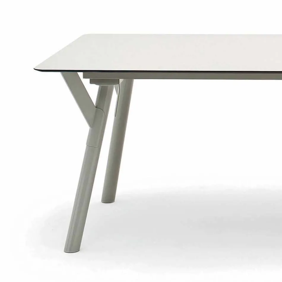 Varaschin Link tabel H 65 cm haven udvides op til 350 cm Viadurini