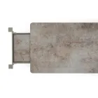 Varaschin Link moderne design udtrækbart havebord, H 73,2 cm Viadurini