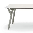 Varaschin Link moderne design udtrækbart havebord, H 73,2 cm Viadurini