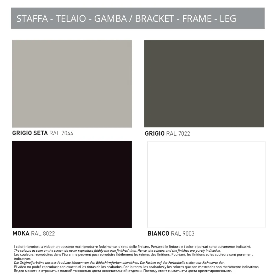 Varaschin Link moderne design udtrækbart havebord, H 73,2 cm Viadurini