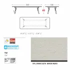 Varaschin Link havebord med teak træ ben, H 65 cm Viadurini