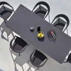 Varaschin Link Fast spisebord fra eksterne eller interne H 65 cm Viadurini