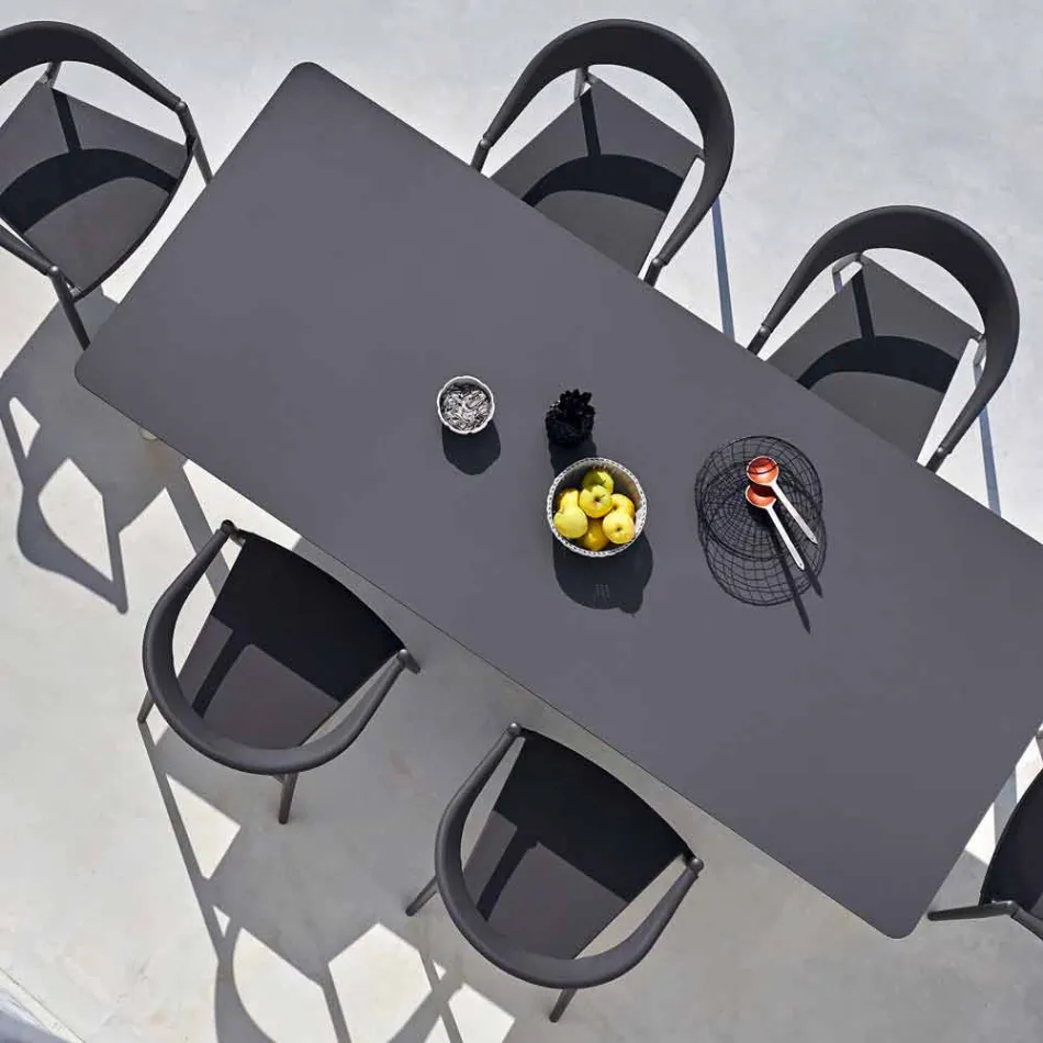 Varaschin Link Fast spisebord fra eksterne eller interne H 65 cm Viadurini