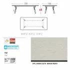 Varaschin Link Fast spisebord fra eksterne eller interne H 65 cm Viadurini