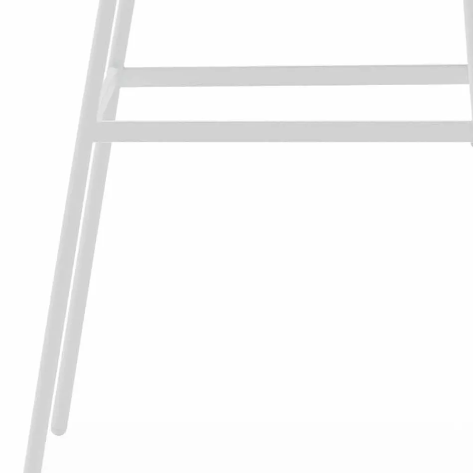 Varaschin Summer Udendørs afføring i stål og stof Viadurini