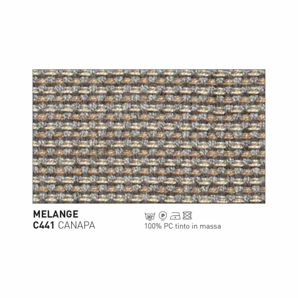 Varaschin Summer Udendørs afføring i stål og stof Viadurini