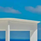 Varaschin System design udendørs sofabord i malet aluminium Viadurini