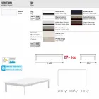 Varaschin System design udendørs sofabord i malet aluminium Viadurini