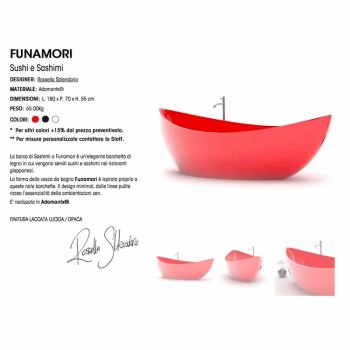 Badeværelsesmøbler i Adamantx® Funamori Made in Italy