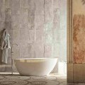 Oval fritstående badekar i moderne design produceret i Italien Albenga