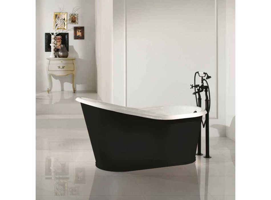 Bath design fritstående malet støbejern Gammel