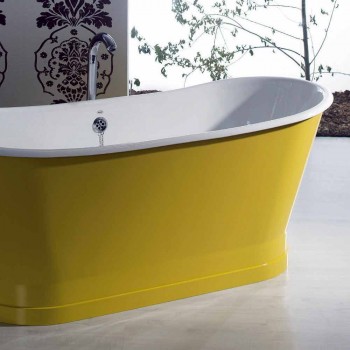 Badekar fritstående farvet jern moderne design Betty