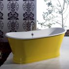 Badekar fritstående farvet jern moderne design Betty Viadurini