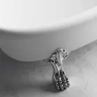 Fritstående badekar, victoriansk design i fast overflade - regn Viadurini