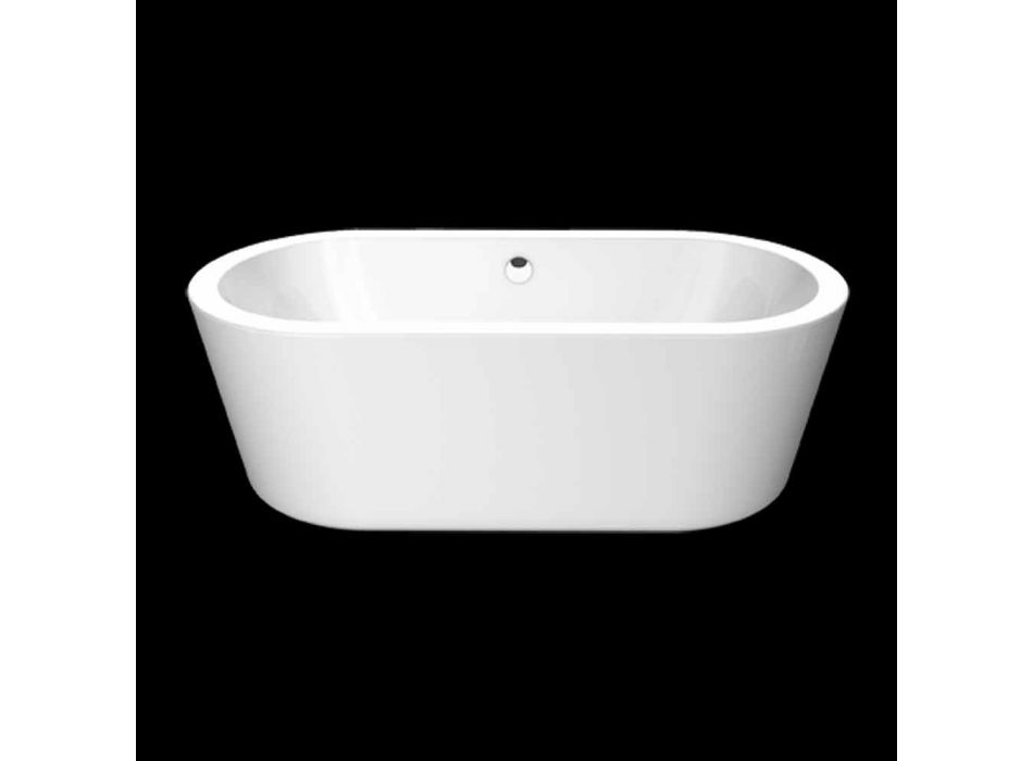 Bath hvid akryl design fritstående Nicole Lille 1675x777 mm