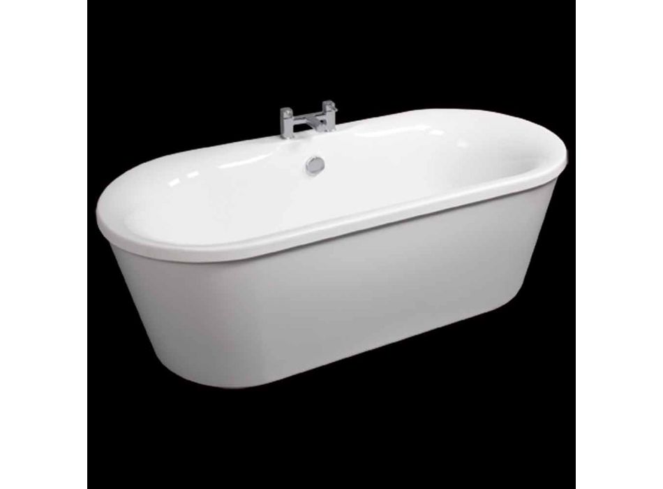 Bath hvid fritstående akryl 1770x820 mm i juni moderne design