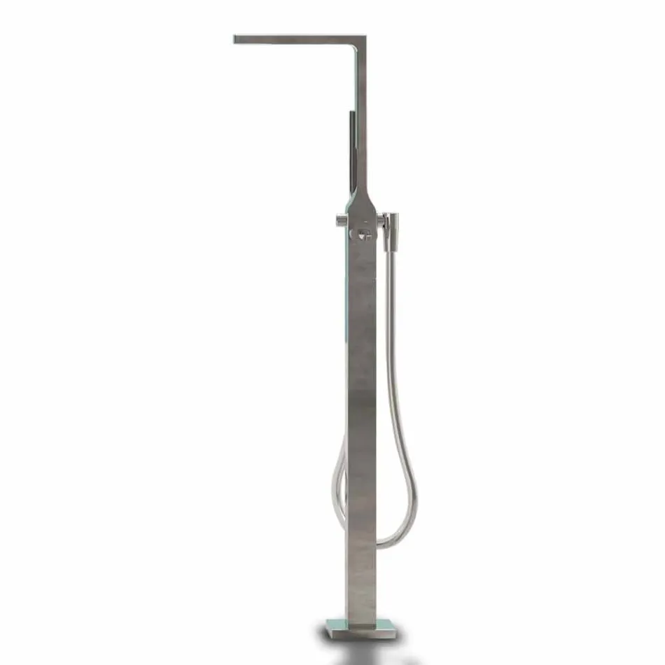 Fritstående Moderne Design Badeværelse Glat Hvid eller Matt - Ansigt Viadurini