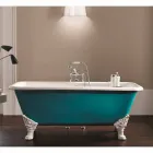 Bath design fritstående støbejern med dekorerede fødder Wanda Viadurini