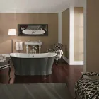 Fritstående badekar i støbejern med originale design Cox Viadurini