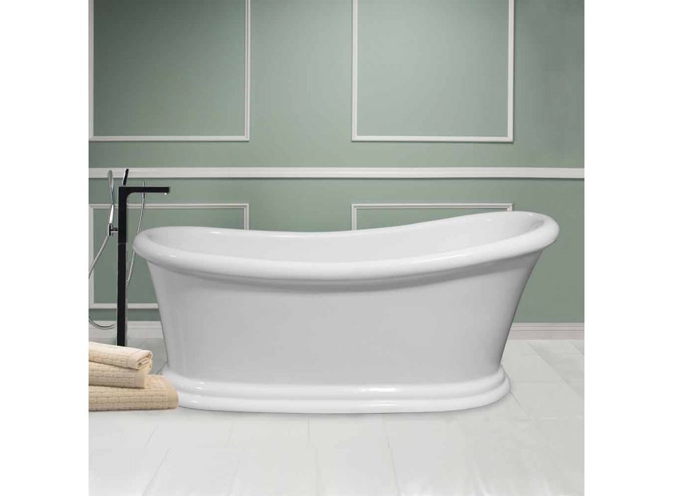 Bath hvid moderne fritstående Akryl Vinter 1710x730 mm Viadurini