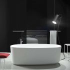 Design fritstående bad lavet i Italien, Dongo Viadurini