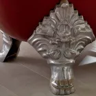 Vintage fritstående badekar med støbejernsfødder, fremstillet i Italien - Naike Viadurini