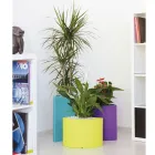 Modulære vaser i farvet polyethylen Made in Italy 3 stykker - Flowes Viadurini