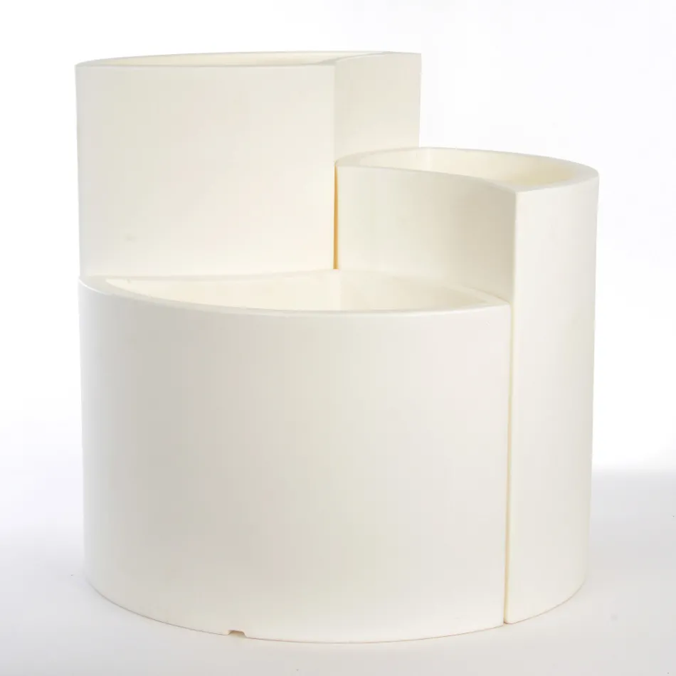 Modulære vaser i farvet polyethylen Made in Italy 3 stykker - Flowes Viadurini