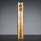 Høj håndværksvase i farvet keramik lavet i Italien - Monte Viadurini