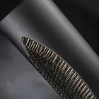 Høj indendørs vase i mat sort keramik og stål fremstillet i Italien - Jesolo Viadurini