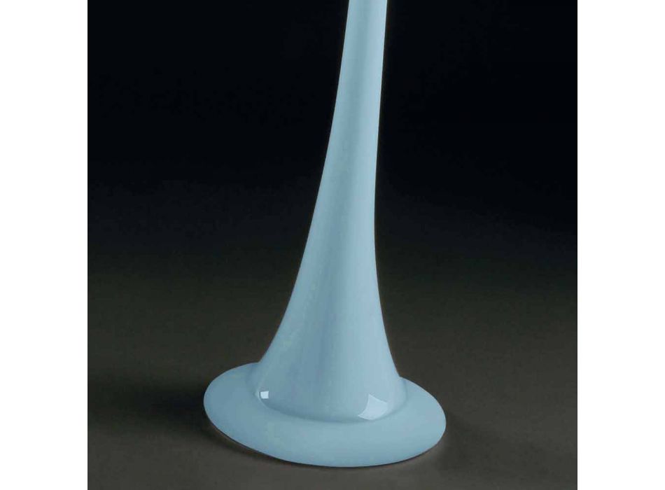 Høj indendørs vase i farvet glas Modern Design Made in Italy - Elviro Viadurini