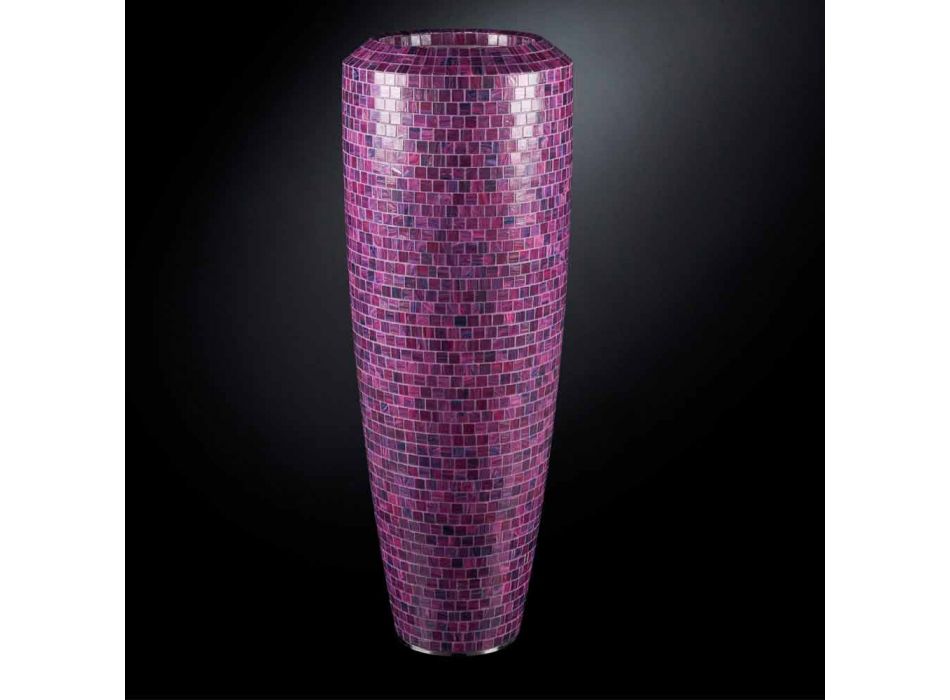 Høj dekorativ vase til interiør i polyethylen Fremstillet i Italien - Capuano Viadurini