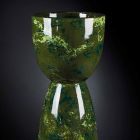 Høj vase i polyethylen med marmor eller briar finish Lavet i Italien - Renata Viadurini