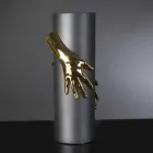 Høj indendørs keramisk vase håndlavet i Italien - Monte Viadurini