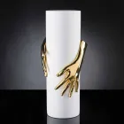 Høj indendørs keramisk vase håndlavet i Italien - Monte Viadurini