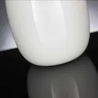 Håndlavet hvid eller grå blank glasvase lavet i Italien - Malindi Viadurini