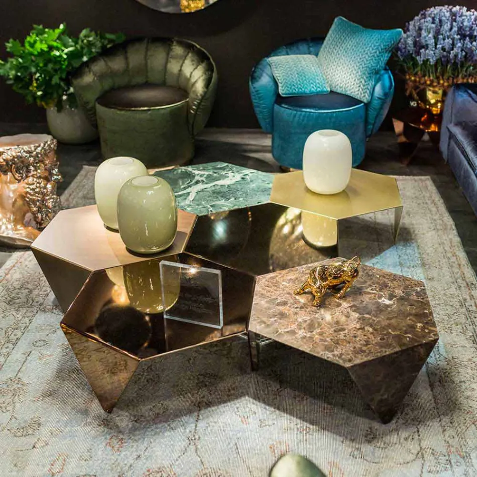 Håndlavet hvid eller grå blank glasvase lavet i Italien - Malindi Viadurini